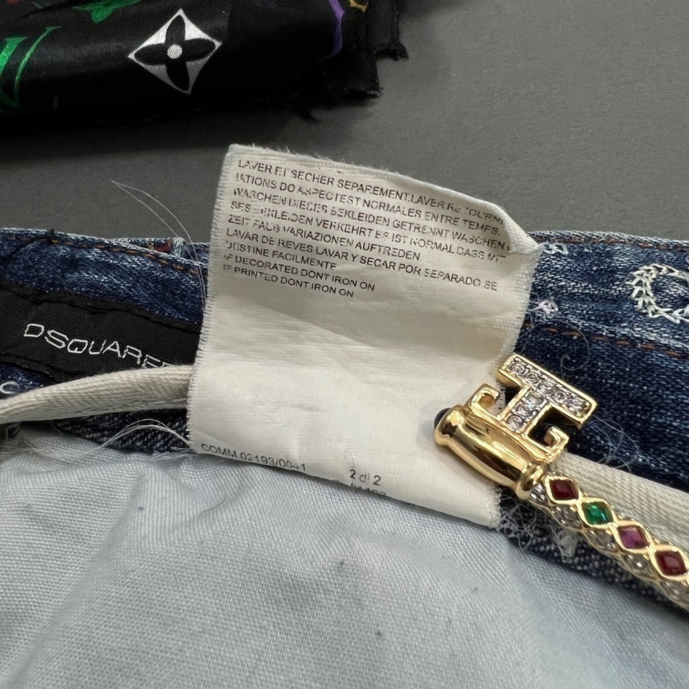 Mud Flingin DSQUARED2 Jeans Made in Italy - Picture 16 of 16